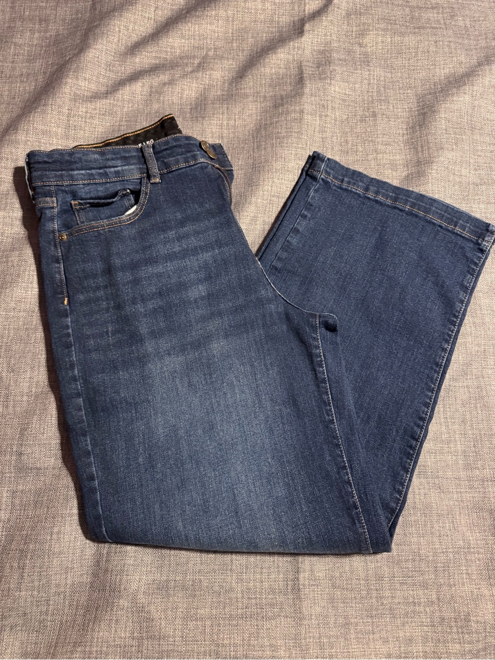Sonoma Women's Dark Blue Wide Leg Jeans